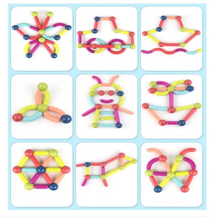 Creative Minds™ Magnetic Sticks & Balls Building Kit