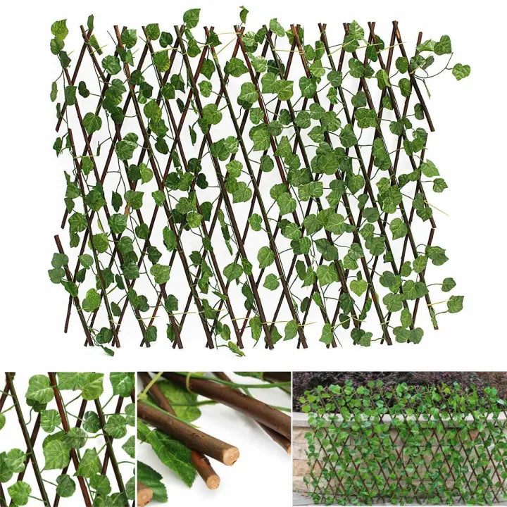 Artificial Garden Plant Fence – UV-Protected Privacy Screen for Indoor & Outdoor Decoration