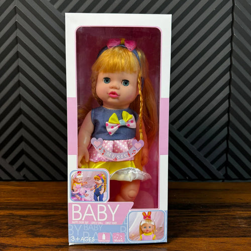 Baby Doll Happy Every Day with Feeding Bottle clickandcart store