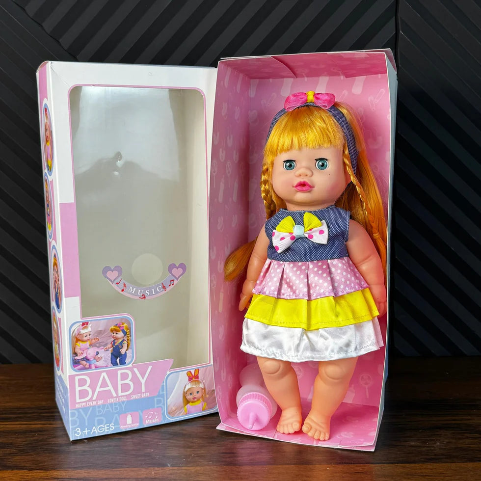 baby doll Happy Every Day with  music clickandcart store