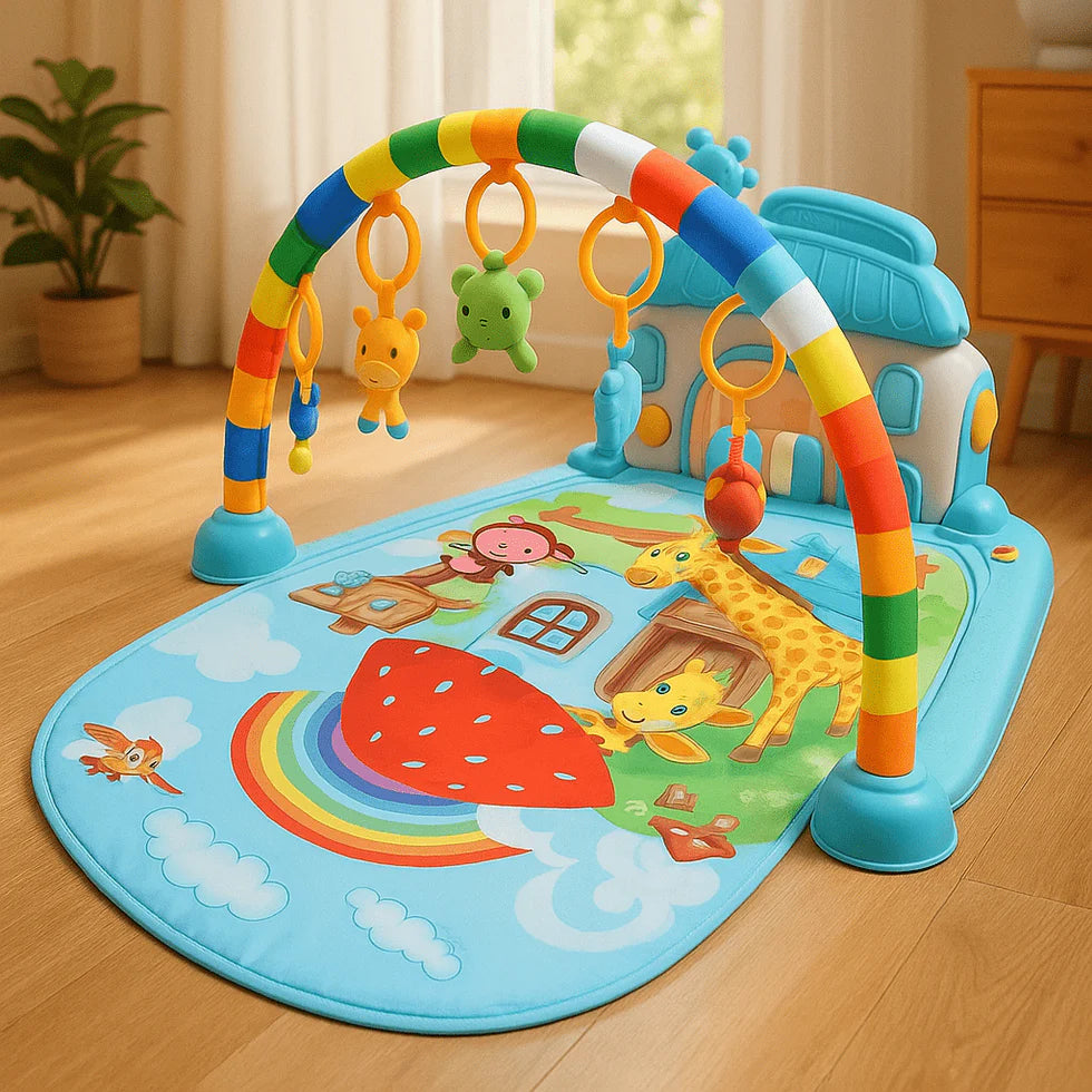 Baby Piano Play Gym Mat Activity Toy clickandcartstore
