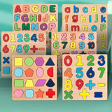 Kids Wooden 3D Puzzle Board – Early Education & Skill Development