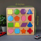 Kids Wooden 3D Puzzle Board – Early Education & Skill Development