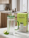 🍹 Stay Cool in Style with the Popular Cup Glass Tumbler! 💚