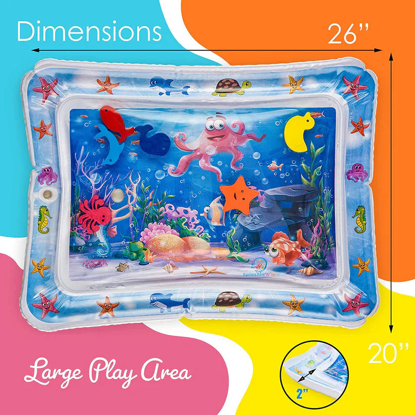 Inflatable Baby Water Play Mat for Infants Kids clickandcartstote