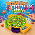 Kids Rotating Fishing Game Set With Music Fun