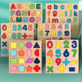 Kids Wooden 3D Puzzle Board Early Learning Educational Toy