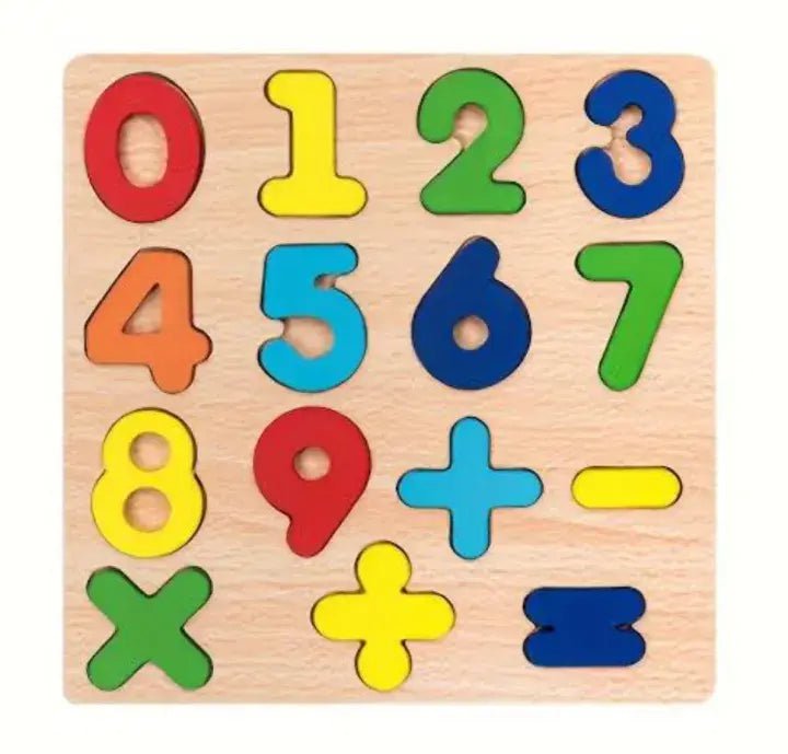 Kids Wooden 3D Puzzle Board Early Learning Educational Toy clickandcartstore
