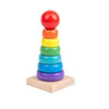 RainbowStack™ Wooden Color Sorting & Stacking Tower Puzzle for Kids
