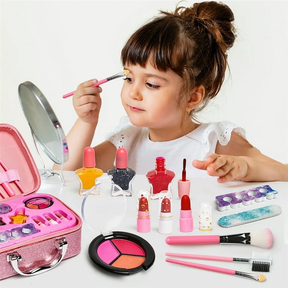 Little Princess Makeup Kit Bag – Pretend Play Beauty Set for Girls