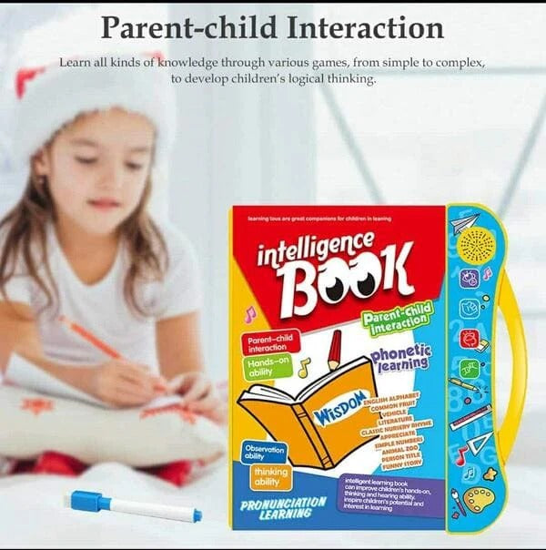 Kids Electronic Learning Book with Sound  Fun English Teaching Aid