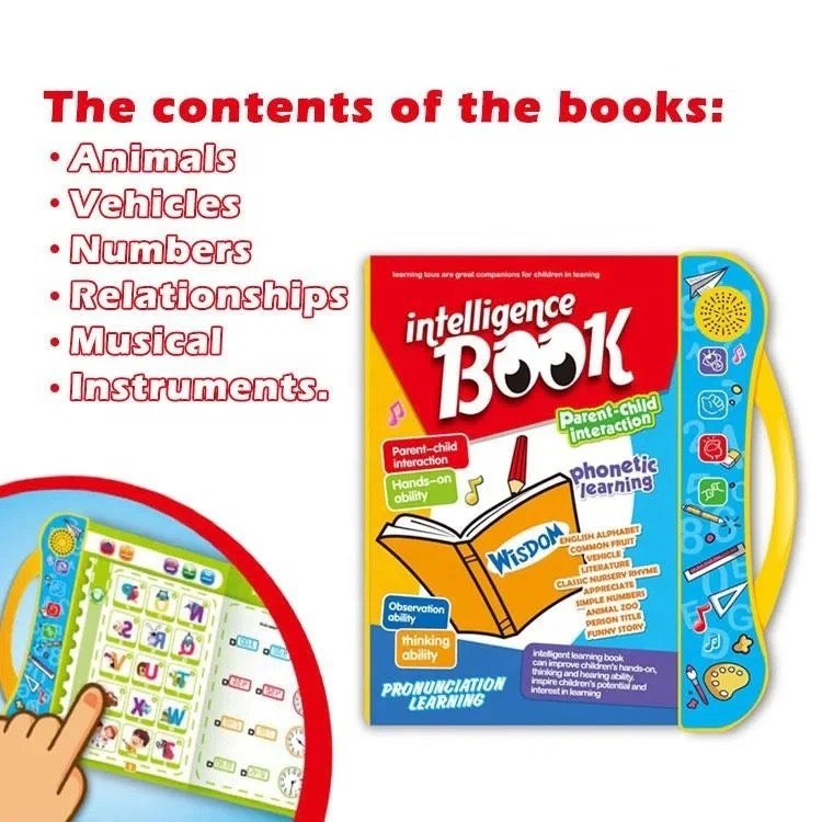 Kids Electronic Learning Book with Sound  Fun English Teaching Aid