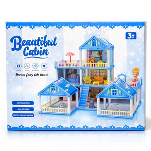 DIY Doll House Villa Set For Kids