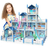 DIY Doll House Villa Set For Kids