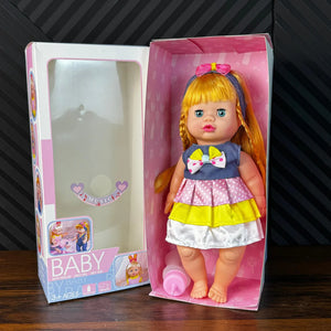 Baby Doll Happy Every Day with Feeding Bottle & Music