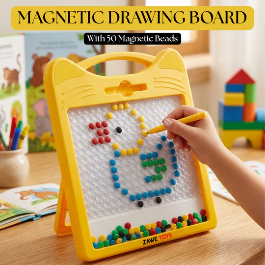 Magnetic Drawing Board for Kids – Creative Erasable Learning & Doodle Board