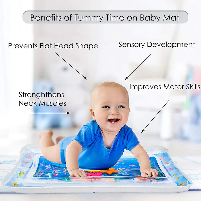 Inflatable Baby Water Play Mat for Infants Kids clickandcartstote