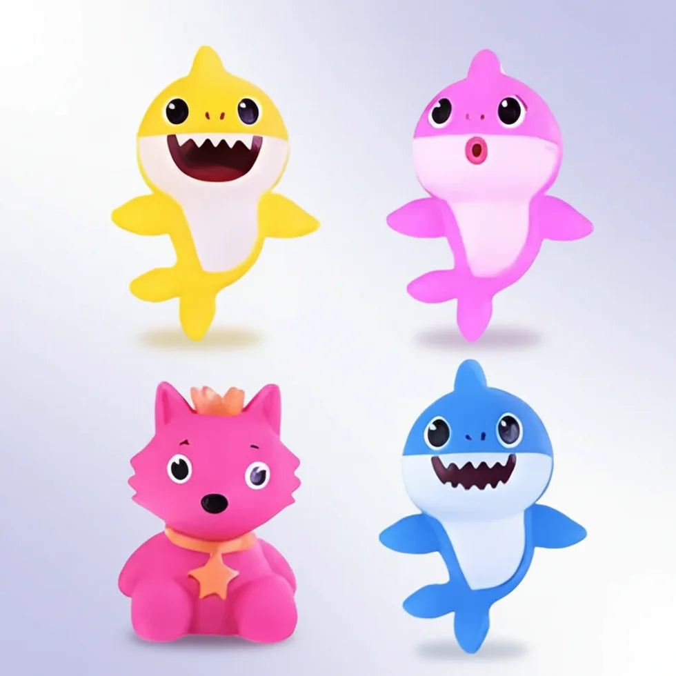 4-in-1 Baby Shark Bath Toy Set For Kids