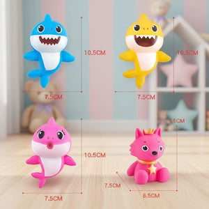 4 in 1 Baby Shark Bath Toys Set